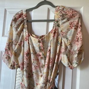 Floral dress XXL